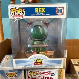Funko POP! Deluxe Rex Disney Pixar Toy Story #1091 Box Lunch Exclusive